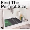 image:imageGORILLA GRIP Waterproof Silicone Under Sink Mat Stay in Place 34x22 GrayBlack