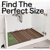 image:imageGORILLA GRIP Waterproof Silicone Under Sink Mat Stay in Place 34x22 GrayCoffee
