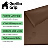image:imageGORILLA GRIP Waterproof Silicone Under Sink Mat Stay in Place 34x22 GrayCoffee