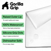 image:imageGORILLA GRIP Waterproof Silicone Under Sink Mat Stay in Place 34x22 GrayWhite