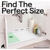 image:imageGORILLA GRIP Waterproof Silicone Under Sink Mat Stay in Place 34x22 GrayWhite