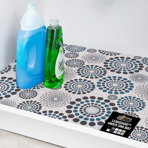 image:imageGORILLA GRIP LeakGuard Under Sink Mat for Kitchen Cabinet 24x30 CharcoalSpiral GrayWhiteTurquoise