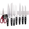 image:imageGORILLA GRIP 304 Stainless Steel Magnetic Knife Holder Strip 10 InchSilver