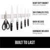 image:imageGORILLA GRIP 304 Stainless Steel Magnetic Knife Holder Strip 10 InchSilver