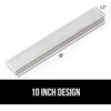 image:imageGORILLA GRIP 304 Stainless Steel Magnetic Knife Holder Strip 10 InchSilver