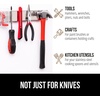 image:imageGORILLA GRIP 304 Stainless Steel Magnetic Knife Holder Strip 10 InchSilver