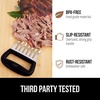 image:imageGORILLA GRIP BPAFree Stainless Steel Chicken Shredder Tool BlackBlack