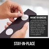 image:imageGORILLA GRIP Clean Dirty Dishwasher Magnet Sign Large Font SilverBlack