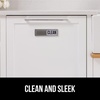 image:imageGORILLA GRIP Clean Dirty Dishwasher Magnet Sign Large Font SilverSilver