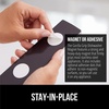 image:imageGORILLA GRIP Clean Dirty Dishwasher Magnet Sign Large Font SilverSilver