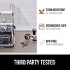 image:imageGORILLA GRIP Silicone Coffee Mat Espresso Bar Essentials 115x185 BlackAlmond