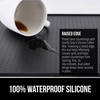 image:imageGORILLA GRIP Silicone Coffee Mat Espresso Bar Essentials 115x185 BlackBlack