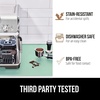 image:imageGORILLA GRIP Silicone Coffee Mat Espresso Bar Essentials 115x185 BlackMint