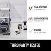 image:imageGORILLA GRIP Silicone Coffee Mat Espresso Bar Essentials 115x185 BlackWhite