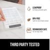 image:imageGORILLA GRIP Space Saving Ice Cube Tray and Bin Set Make 56 Cubes BlackGray