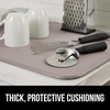 image:imageGORILLA GRIP Ultra Absorbent Microfiber Dish Drying Mat 16x18 BlackAlmond
