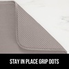 image:imageGORILLA GRIP Ultra Absorbent Microfiber Dish Drying Mat 16x18 BlackAlmond