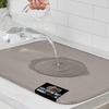image:imageGORILLA GRIP Ultra Absorbent Microfiber Dish Drying Mat 16x18 BlackAlmond