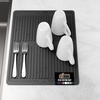 image:imageGORILLA GRIP Ultra Absorbent Microfiber Dish Drying Mat 16x18 BlackBlack