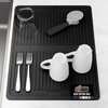 image:imageGORILLA GRIP Ultra Absorbent Microfiber Dish Drying Mat 16x18 BlackBlack