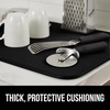 image:imageGORILLA GRIP Ultra Absorbent Microfiber Dish Drying Mat 16x18 BlackBlack