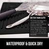 image:imageGORILLA GRIP Ultra Absorbent Microfiber Dish Drying Mat 16x18 BlackBlack