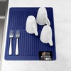image:imageGORILLA GRIP Ultra Absorbent Microfiber Dish Drying Mat 16x18 BlackBlue