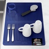 image:imageGORILLA GRIP Ultra Absorbent Microfiber Dish Drying Mat 16x18 BlackBlue