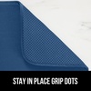image:imageGORILLA GRIP Ultra Absorbent Microfiber Dish Drying Mat 16x18 BlackBlue