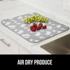 image:imageGORILLA GRIP Ultra Absorbent Microfiber Dish Drying Mat 16x18 BlackElephants