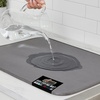 image:imageGORILLA GRIP Ultra Absorbent Microfiber Dish Drying Mat 16x18 BlackGray
