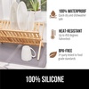 image:imageGORILLA GRIP Ultra Absorbent Microfiber Dish Drying Mat 16x18 BlackGray