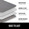 image:imageGORILLA GRIP Ultra Absorbent Microfiber Dish Drying Mat 16x18 BlackGray