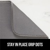 image:imageGORILLA GRIP Ultra Absorbent Microfiber Dish Drying Mat 16x18 BlackGray