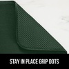image:imageGORILLA GRIP Ultra Absorbent Microfiber Dish Drying Mat 16x18 BlackHunter Green