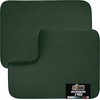 image:imageGORILLA GRIP Ultra Absorbent Microfiber Dish Drying Mat 16x18 BlackHunter Green