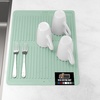 image:imageGORILLA GRIP Ultra Absorbent Microfiber Dish Drying Mat 16x18 BlackMint
