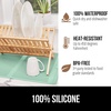 image:imageGORILLA GRIP Ultra Absorbent Microfiber Dish Drying Mat 16x18 BlackMint