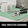 image:imageGORILLA GRIP Ultra Absorbent Microfiber Dish Drying Mat 16x18 BlackMint