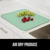 image:imageGORILLA GRIP Ultra Absorbent Microfiber Dish Drying Mat 16x18 BlackMint