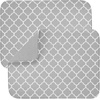image:imageGORILLA GRIP Ultra Absorbent Microfiber Dish Drying Mat 16x18 BlackQuatrefoil