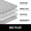 image:imageGORILLA GRIP Ultra Absorbent Microfiber Dish Drying Mat 16x18 BlackQuatrefoil