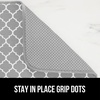 image:imageGORILLA GRIP Ultra Absorbent Microfiber Dish Drying Mat 16x18 BlackQuatrefoil