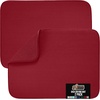 image:imageGORILLA GRIP Ultra Absorbent Microfiber Dish Drying Mat 16x18 BlackRed