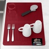 image:imageGORILLA GRIP Ultra Absorbent Microfiber Dish Drying Mat 16x18 BlackRed