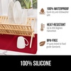 image:imageGORILLA GRIP Ultra Absorbent Microfiber Dish Drying Mat 16x18 BlackRed