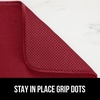 image:imageGORILLA GRIP Ultra Absorbent Microfiber Dish Drying Mat 16x18 BlackRed