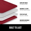 image:imageGORILLA GRIP Ultra Absorbent Microfiber Dish Drying Mat 16x18 BlackRed