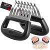 image:imageGORILLA GRIP BPAFree Stainless Steel Chicken Shredder Tool BlackBlack