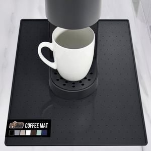image:imageGORILLA GRIP Silicone Coffee Mat Espresso Bar Essentials 115x185 BlackBlack